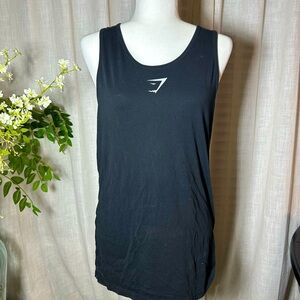 Gymshark Black Tank Top – Size Medium